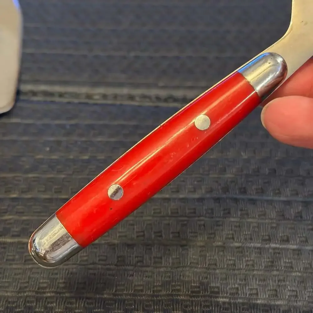Cambridge Silver Jubilee-Red Stainless Steel Plastic Handle Knives Set of 3